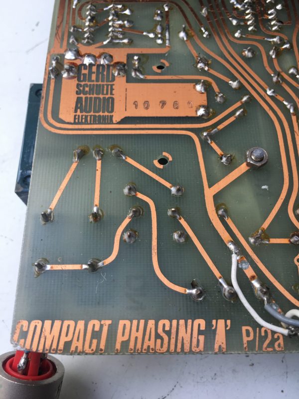 Schulte Compact Phasing “A”